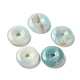 Natural Flower Amazonite China Safety Buckle Pendants(G-M419-01A)-1