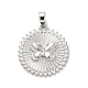 Brass Micro Pave Cubic Zirconia Pendants(KK-H455-25P)-1