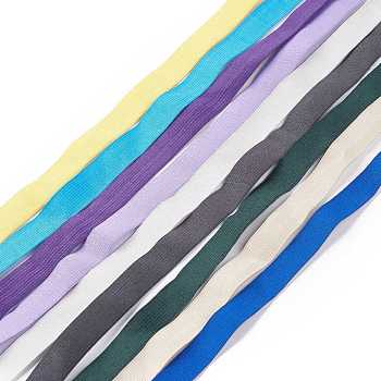 Colored Flat Elastic Rubber Band, Webbing Garment Sewing Accessories, Mixed Color, 20mm