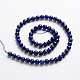 Lapis lazuli pierres précieuses rondes naturelles brins de perles(G-J333-05-6mm)-2