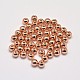 Rack Plating and Vacuum Plating Brass Round Spacer Beads(X-KK-I601-6mm-RG-RS)-2