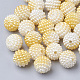 Abalorios de acrílico de la perla de imitación(OACR-T004-10mm-15)-1