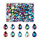 cheriswelry 100piezas 10 colores para coser diamantes de imitación(DIY-CW0001-38)-1