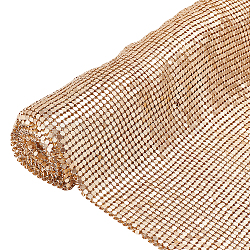 Aluminum Gold Glitter Fabric, for Shoe Bag Decoration, Golden, 750x450x3.5mm(FIND-WH0139-207)