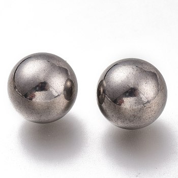 304 Stainless Steel Beads, No Hole/Undrilled, Solid Round, Stainless Steel Color, 12mm