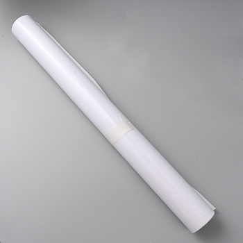 Flocking Heat Transfer Film, Vinyl Transfer Print Sets for Garment, White, 305x250x0.7mm
