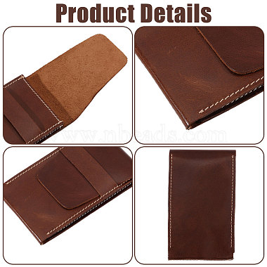 PU Leather Single Watch Storage Envelope Boxes(CON-WH0089-229)-4