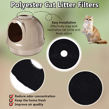 Polyester Cat Litter Filters(AJEW-WH0348-974)-4