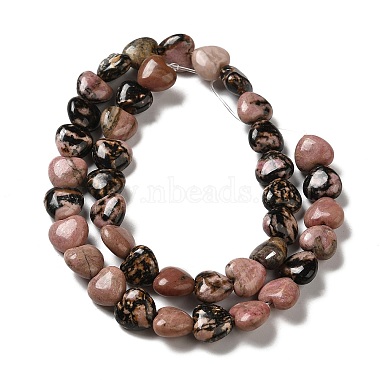 Natural Rhodonite Beads Strands(G-B022-15B)-2