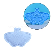 Silicone Cup Mat Molds, Coaster Molds, Resin Casting Molds, for UV Resin, Epoxy Resin Craft Making, Butterfly, White, 130x187x10mm(BUER-PW0001-128B)
