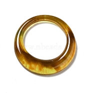 Resin Linking Ring, Round Ring, Coconut Brown, 35x5mm, Inner Diameter: 24mm(RESI-C028-01E)