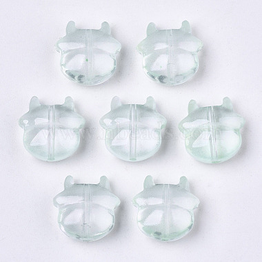 Transparent Baking Painted Glass Beads(DGLA-R052-001-A02)-2