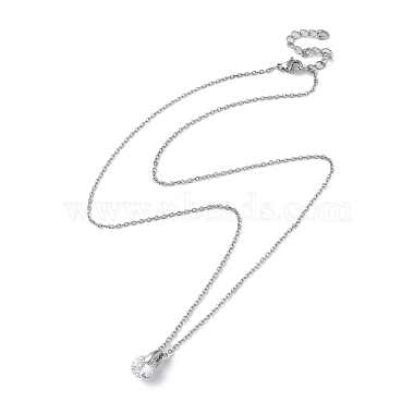 Flat Round 304 Stainless Steel Necklaces