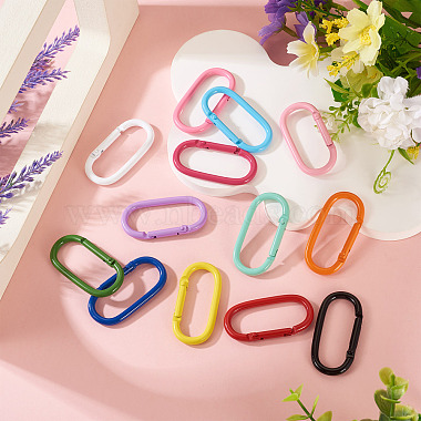 10Pcs Alloy Spring Gate Rings(FIND-TA0009-25I)-7