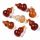 Carved Natural Red Agate Pendants(G-S359-339)-1