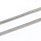 Tarnish Resistant 304 Stainless Steel Round Snake Chains(CHS-L001-163-2mm)-1