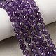 Natural Amethyst Beads Strands(X-G-S333-6mm-020)-5