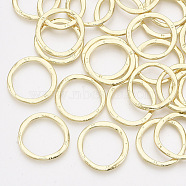 Alloy Linking Rings, Ring, Light Gold, 23x24x2mm, Inner Diameter: 19mm(PALLOY-T067-113LG)