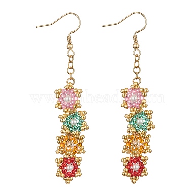 Colorful Star Glass Earrings