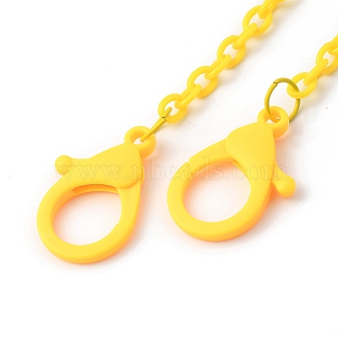 Personalized ABS Plastic Cable Chain Necklaces(NJEW-JN02996-M)-3