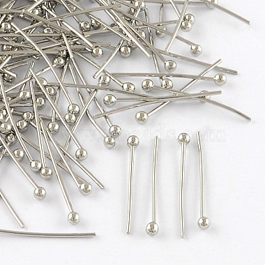 2.4cm Platinum Brass Pins