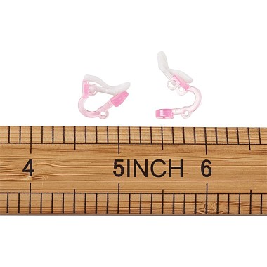 Plastic Clip-on Earring Findings(FIND-Q001-02)-6