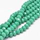 Faceted Rondelle Glass Beads Strands(X-GLAA-I033-8mm-28)-1