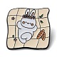 漫画のキャンプウサギのエナメルピン(JEWB-Q036-01B)-1