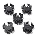 Wood Beads, Spider, Black, 21x19x6.5mm, Hole: 2mm(WOOD-G023-21)