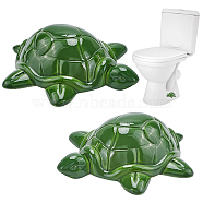 Resin Bathroom Accessories, Toilet Bolt Cap Trim, Tortoise, 75x63x24mm(AJEW-WH20023-01A)