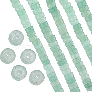 2 Strands Natural Green Aventurine Beads Strands, Heishi Beads, Flat Round/Disc, 4.5x2.5mm, Hole: 0.8mm, about 160pcs/Strand, 15.7 inch(40cm)(G-SC0002-73)