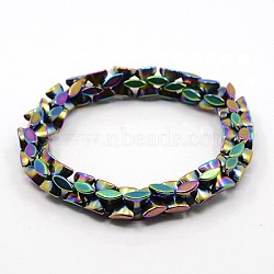 Fashion Non-Magnetic Synthetic Hematite Stretchy Bracelets, Colorful, 47mm(BJEW-K001-02B)