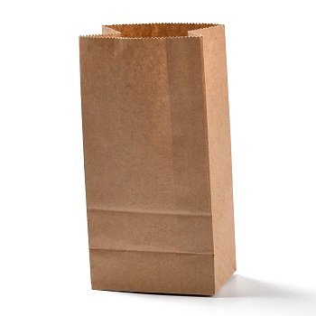 Rectangle Kraft Paper Bags, None Handles, Gift Bags, BurlyWood, 9.1x5.8x17.9cm