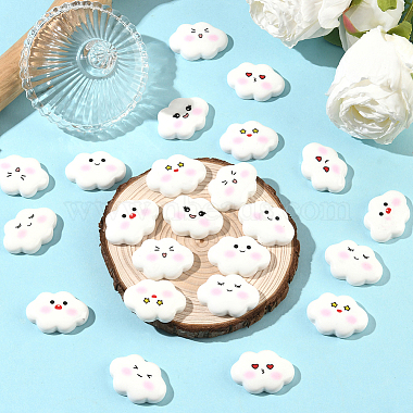 40Pcs 8 Styles Funny Opaque Resin Cabochons(RESI-SC0036-69)-7