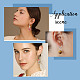 sunnyclue 80piezas 304 fornituras para aretes con cierre de palanca de acero inoxidable(STAS-SC0004-59P)-5