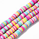 Handmade Polymer Clay Beads Strands(CLAY-R089-6mm-137)-1
