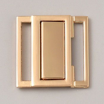 Alloy Belt Buckles, Square, Golden, 24.5x24x3mm, Hole: 20x3mm