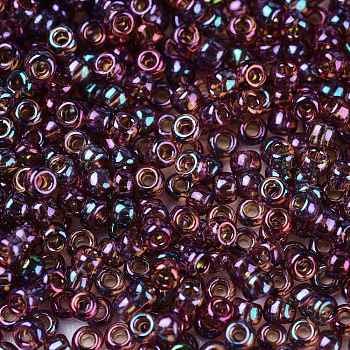 TOHO Round Seed Beads, Japanese Seed Beads, (425) Gold Luster Marionberry, 11/0, 2.2mm, Hole: 0.8mm, about 1110pcs/10g