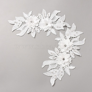 accessoires d&eacute;coratifs en polyester(PATC-WH0008-104B)-1