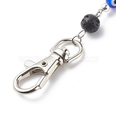 Décoration de pendentif mauvais œil au chalumeau fait à la main(HJEW-JM00791)-6