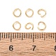 Messing Open Ringe springen(KK-G604-08G-09)-3