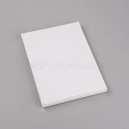 Paper Cardboard Boxes, Jewelry Box, Baby Shower Gift Box, Rectangle, White, 22x16x1.5cm(CON-WH0079-98F)
