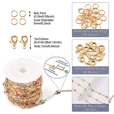Pandahall DIY Chain Bracelet Necklace Making Kit(DIY-TA0005-13)-4