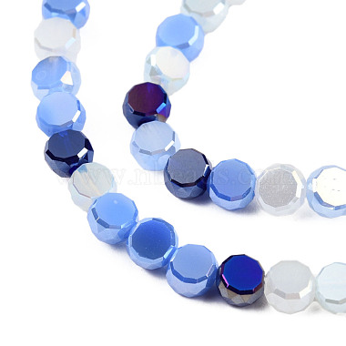 Chapelets de perles en verre galvanoplastique(EGLA-N002-40A-02)-3
