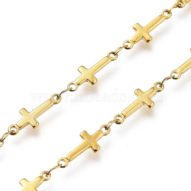 304 Stainless Steel Cross Link Chains(CHS-M003-08G)-1