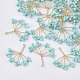 Glass Seed Beads Wire Wrapped Pendants(FIND-S321-06D)-1