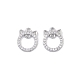 Brass Micro Pave Clear Cubic Zirconia Connector Charms(KK-K351-38P)-1