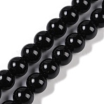 Opaque Glass Beads Strands, Imitation Jade Beads, Dyed, Round, 10mm, Hole: 1.2mm, about 39~40pcs/strand, 14.76~14.96''(37.5~38cm)(G-A234-A01-01)