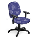 95% Polyester & 5% Spandex Stretchy Chair Cover, Fruit, 440~450x380~470mm, 2pcs/set(AJEW-WH0676-013)