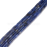 Natural Sodalite Beads Strands, Undyed, Column, 3.8~4.3x2.4mm, Hole: 0.9mm, about 87pcs/strand, 14.88~15.12 inch(37.8~38.4cm)(G-M389-11)